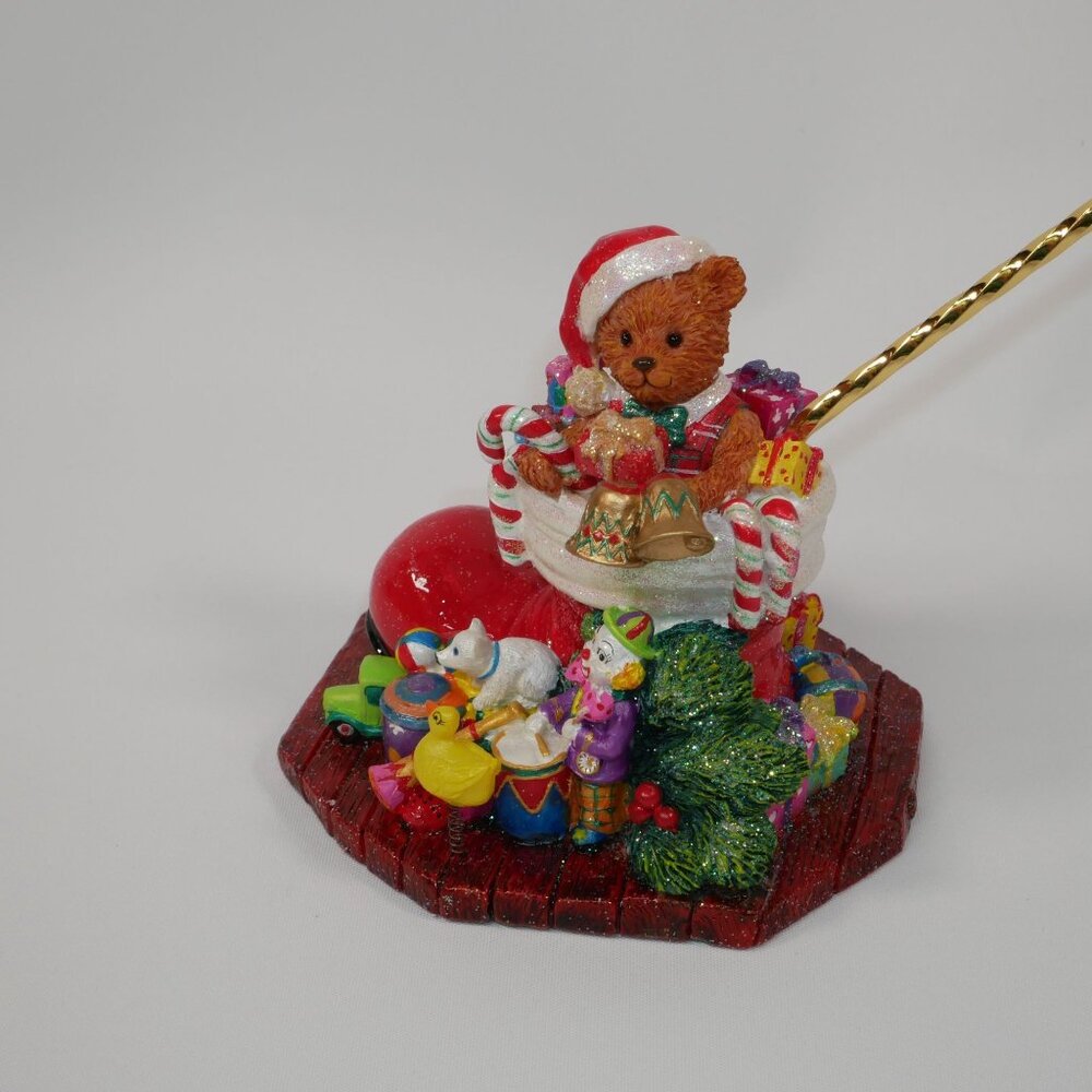 Christopher Radko Teddys Boot O'Loot Ornament Stand Christmas Decor - Picture 3 of 10